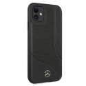 Mercedes MEHCN61CDOBK iPhone 11 6,1" / Xr czarny/black hardcase Leather Perforated Area