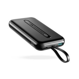 Joyroom Linglong powerbank 10000mAh 20W Power Delivery Quick Charge USB / USB Typ C / wbudowany kabel USB Typ C czarny (JR-L001 