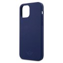 Etui Mini Morris Silicone Tone On Tone na iPhone 12 Pro Max - granatowe