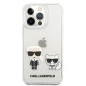 Etui Karl Lagerfeld Karl&Choupette na iPhone 13 Pro / iPhone 13 - przezroczyste