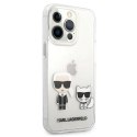 Etui Karl Lagerfeld Karl&Choupette na iPhone 13 Pro / iPhone 13 - przezroczyste