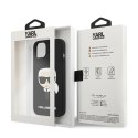 Etui Karl Lagerfeld Silicone Karl's Head na iPhone 13 mini - czarne