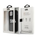 Etui Karl Lagerfeld Silicone Stack Logo na iPhone 13 mini - czarne