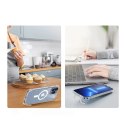 Joyroom Magnetic Defender magnetyczne etui do iPhone 13 Pro pancerny pokrowiec z haczykami podstawką przezroczysty (kompatybilne