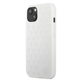 Etui Mercedes Silver Stars Pattern na iPhone 13 - białe