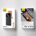 Dudao K6Pro uniwersalny powerbank 10000mAh z kablem USB, USB Typ C, Lightning czarny (K6Pro-black)