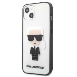 Etui Karl Lagerfeld Iconik Karl na iPhone 13 mini - przezroczyste