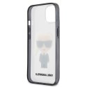 Etui Karl Lagerfeld Iconik Karl na iPhone 13 mini - przezroczyste