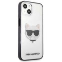 Etui Karl Lagerfeld Ikonik Choupette na iPhone 13 mini - przezroczyste