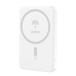 Powerbank bezprzewodowy Dudao K14S USB-A / USB-C / MagSafe 20W 5000mAh - biały