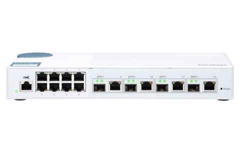 QNAP Przełącznik QSW-M408-4C 4port 10GbE 8x1GbE