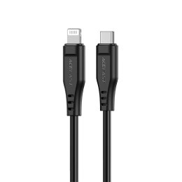 Acefast kabel MFI USB Typ C - Lightning 1,2m, 30W, 3A czarny (C3-01 black)