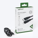 Acefast kabel MFI USB Typ C - Lightning 1,2m, 30W, 3A czarny (C3-01 black)