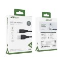 Acefast kabel USB - USB Typ C 1,2m, 3A czarny (C3-04 black)