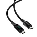 Kabel Acefast C6-03 Black USB-C - USB-C PD QC 100W 5A 480Mb/s 2m - czarny