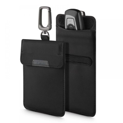 Antykradzieżowe etui Spigen Pouch Keyless RFID Signal Blocker - czarne