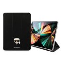 Etui Karl Lagerfeld Saffiano Karl Head na iPad 12.9" Pro 2021 - czarne