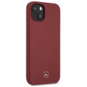 Etui Mercedes Silicone Line na iPhone 13 mini - czerwone