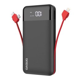 Dudao K1Pro powerbank 20000mAh z wbudowanymi kablami czarny (K1Pro-black)