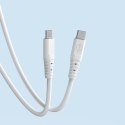 Kabel Dudao TGL3C USB-C - USB-C PD 100W 6A 1m - biały