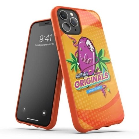 Etui Adidas Moulded Case BODEGA na iPhone 11 Pro - pomarańczowe