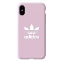 Etui Adidas OR Moulded Case Canvas na iPhone X / Xs - różowe