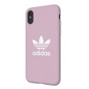 Etui Adidas OR Moulded Case Canvas na iPhone X / Xs - różowe