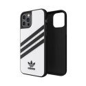 Etui Adidas OR Moulded Case PU na iPhone 12 Pro - czarno-białe