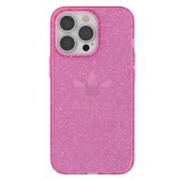 Etui Adidas OR Protective Clear Case Glitter na iPhone 13 Pro / iPhone 13 - różowe