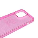 Etui Adidas OR Protective Clear Case Glitter na iPhone 13 Pro / iPhone 13 - różowe