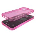 Etui Adidas OR Protective Clear Case Glitter na iPhone 13 Pro / iPhone 13 - różowe