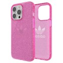 Etui Adidas OR Protective Clear Case Glitter na iPhone 13 Pro / iPhone 13 - różowe