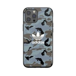 Etui Adidas OR SnapCase Camo na iPhone 12 Pro Max - niebiesko-czarne