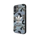 Etui Adidas OR SnapCase Camo na iPhone 12 mini - niebiesko-czarne