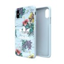 Etui Adidas OR SnapCase Floral na iPhone X / Xs - szare