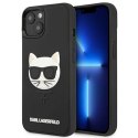 Etui Karl Lagerfeld 3D Rubber Choupette na iPhone 13 - czarne