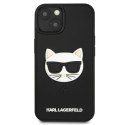 Etui Karl Lagerfeld 3D Rubber Choupette na iPhone 13 - czarne