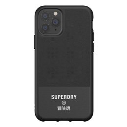 Etui SuperDry Moulded Canvas na iPhone 11 Pro Max - czarne