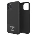 Etui SuperDry Moulded Canvas na iPhone 11 Pro Max - czarne