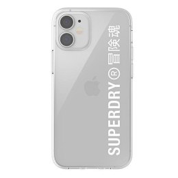 Etui SuperDry Snap na iPhone 12 mini - białe