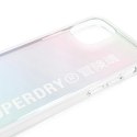 Etui SuperDry Snap na iPhone 12 mini - opalizujące