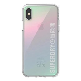 Etui SuperDry Snap na iPhone X / Xs - opalizujące