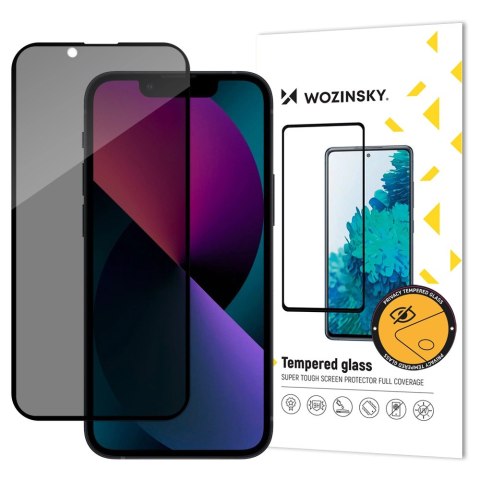 Wozinsky Privacy Glass szkło hartowane do iPhone 14 Plus / 13 Pro Max z filtrem Anti Spy prywatyzujące