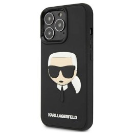 Etui Karl Lagerfeld 3D Rubber Karl's Head na iPhone 13 Pro Max - czarne