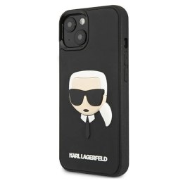 Etui Karl Lagerfeld 3D Rubber Karl's Head na iPhone 13 mini - czarne