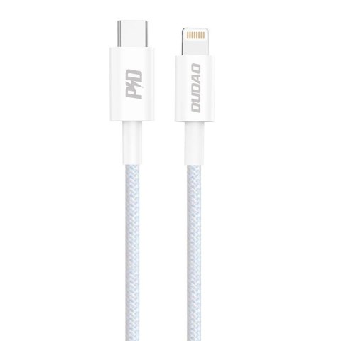 Dudao L6E kabel USB Typ C - Lightning PD 20W 1m biały (L6E)