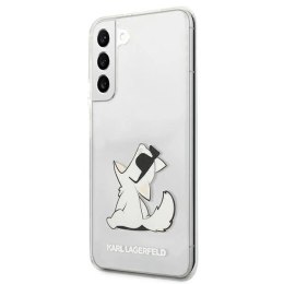 Etui Karl Lagerfeld Choupette Eat na Samsung Galaxy S22+ - przezroczyste