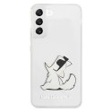 Etui Karl Lagerfeld Choupette Eat na Samsung Galaxy S22+ - przezroczyste