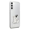 Etui Karl Lagerfeld Choupette Eat na Samsung Galaxy S22+ - przezroczyste