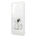 Etui Karl Lagerfeld Choupette Eat na Samsung Galaxy S22+ - przezroczyste